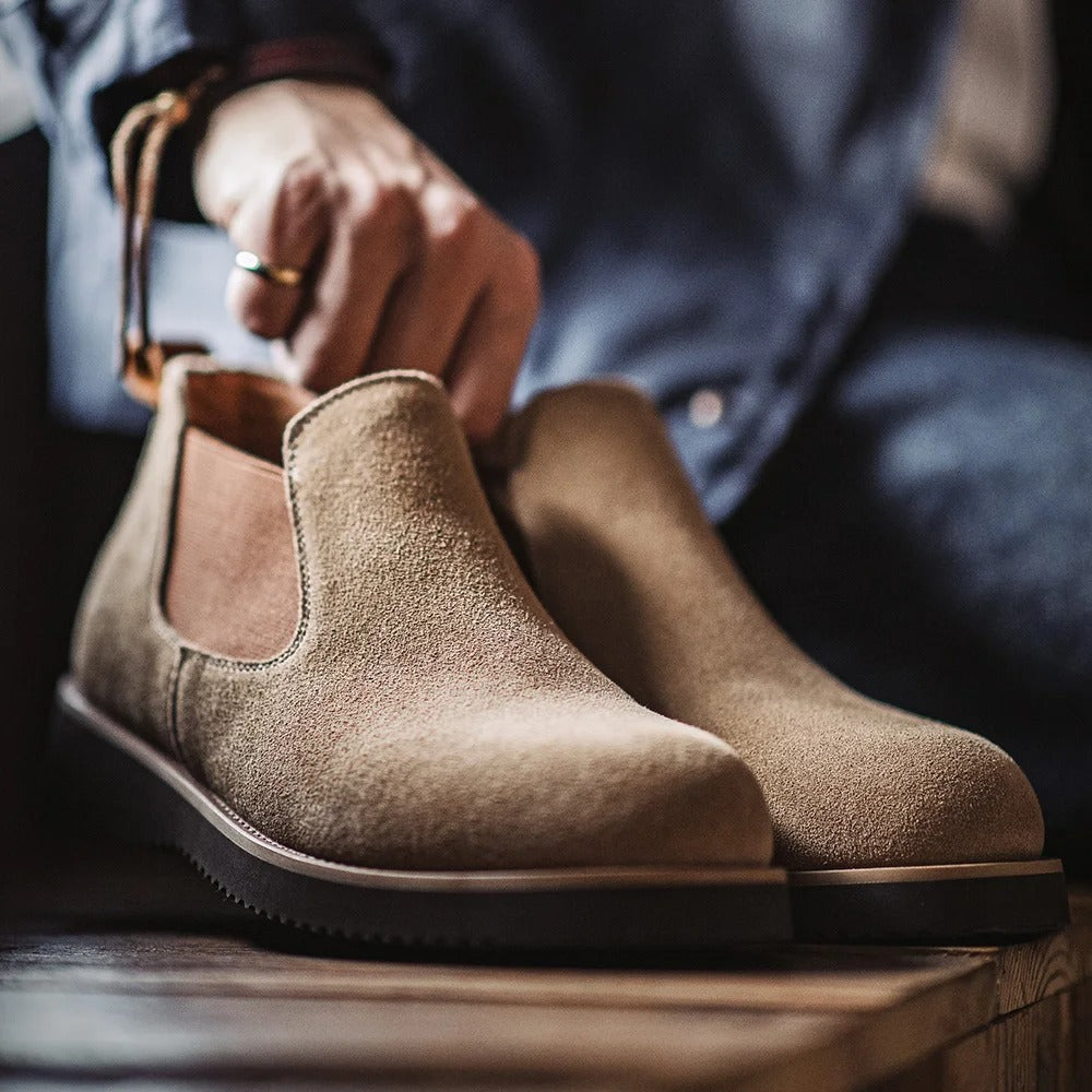 Men’s Classic Suede Chelsea Boots